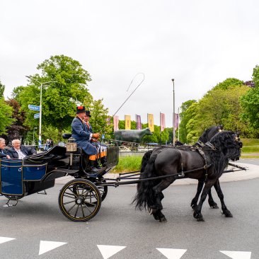 De Fryske Quadrille op de rotonde bij Us Mem, foto door Nando Dirksen