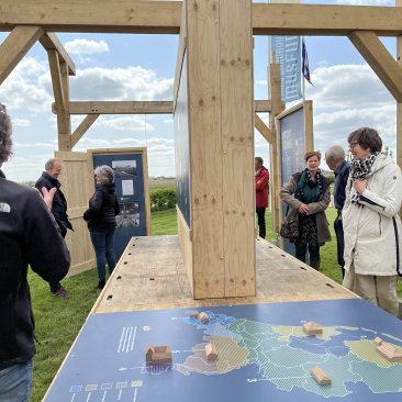 Staketsel voor het Fries Landbouwmuseum
