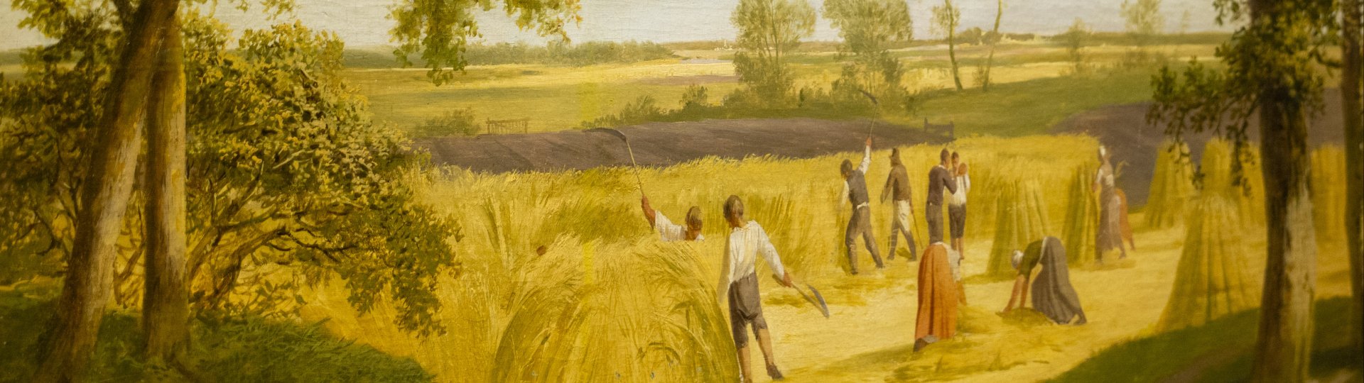 Deel schilderij Aldert van der Poort