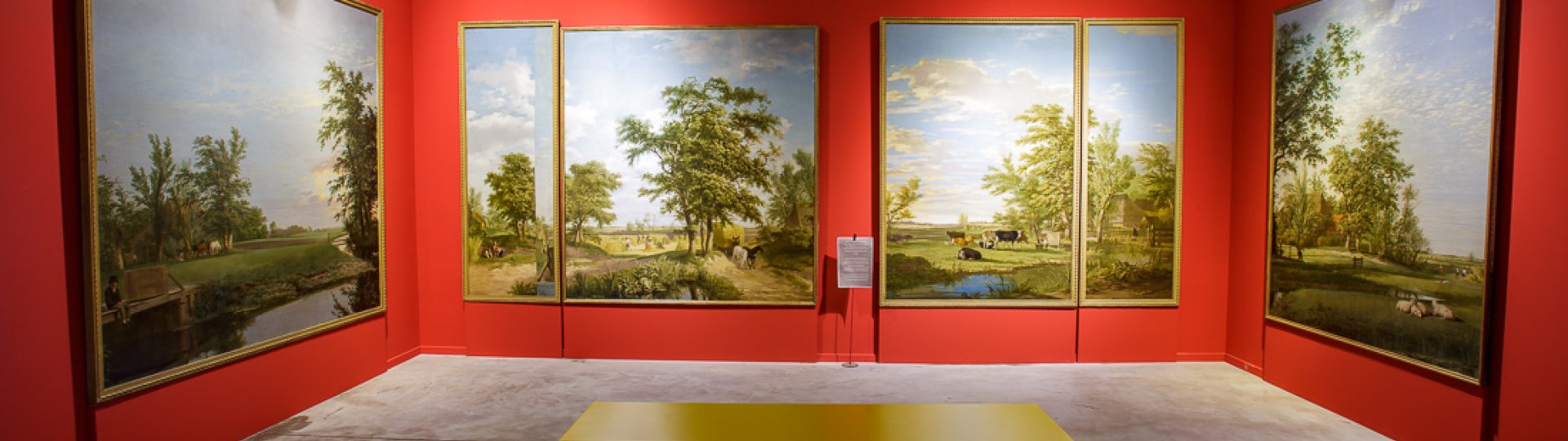 Schildering Aldert van der Poort in het Fries Landbouwmuseum
