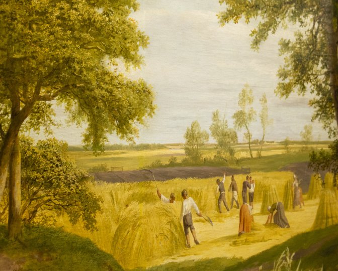 Deel schilderij Aldert van der Poort
