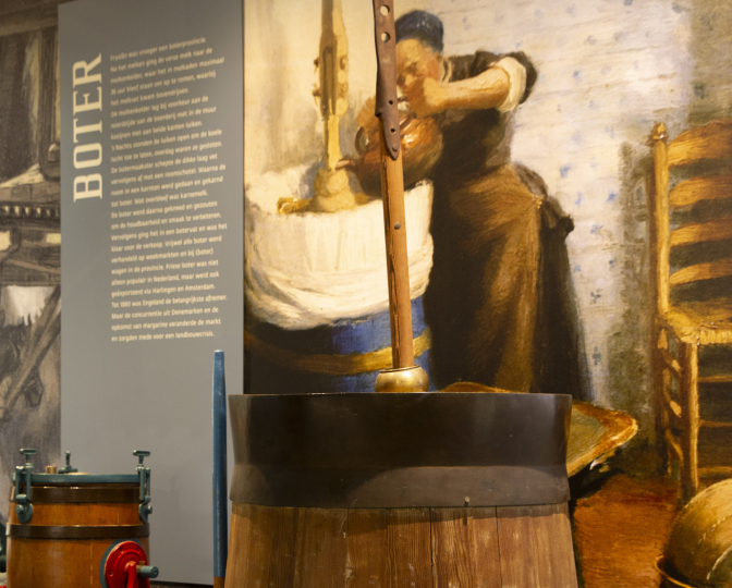 Karnton in de vaste Zuivel-expositie