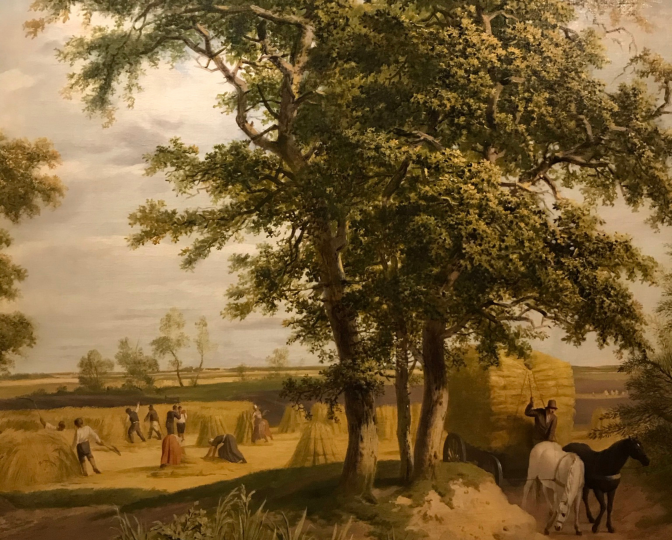 Deel schilderij Aldert van der Poort