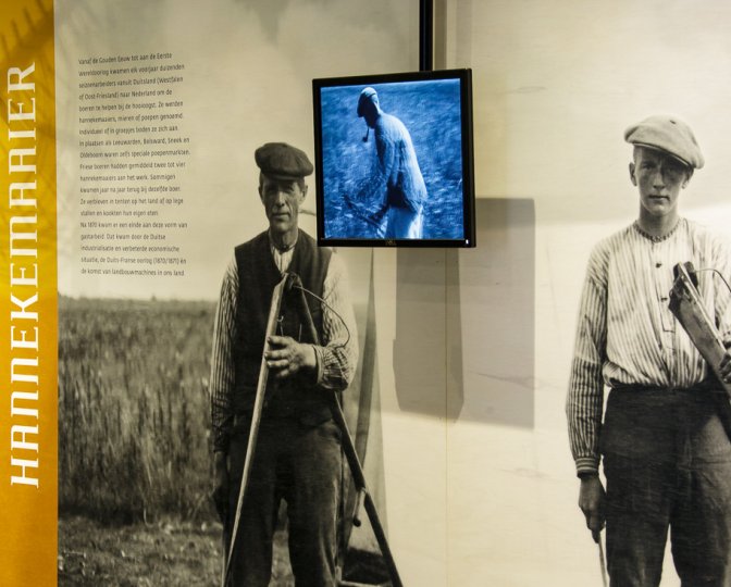 Deel over Hannekemaaiers uit de vaste expositie