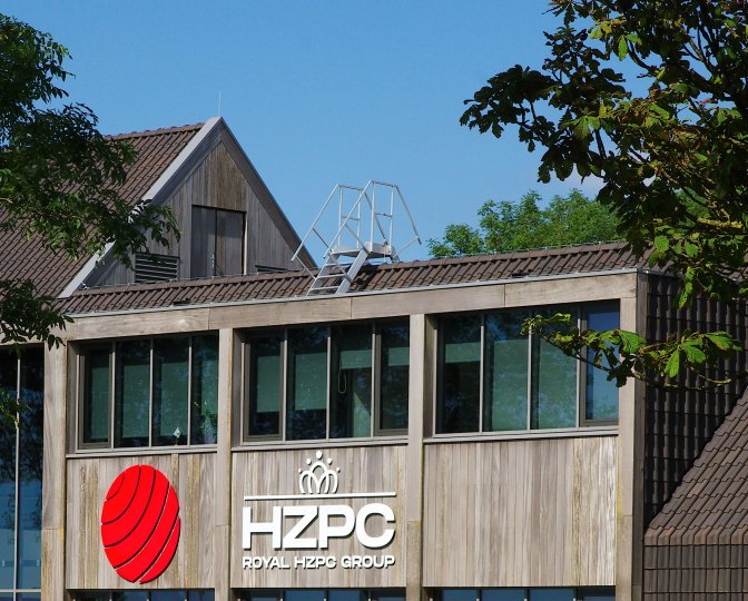 Gevel van researchcentrum HZPC