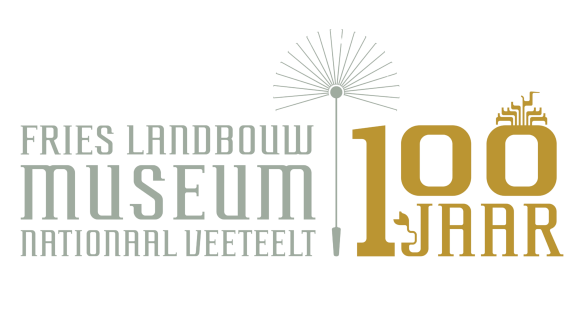 Logo Fries Landbouwmuseum 100 jaar