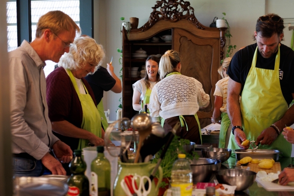 Koken in de keuken bij Mama Mascha